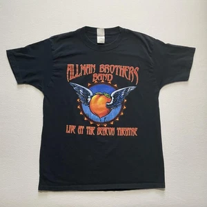 Camicia Allman Brothers Band Uomo XL Nera 2005 Beacon Teatro Concerto Tour Rock - Foto 1 di 9