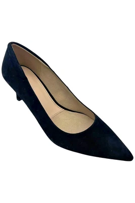 Zapatos de salón Pelle Moda Cade para mujer de gamuza negra Foto 1 de 3