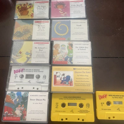 Scholastic Audiobook Cassettes - Lot of (11)- Vintage - 1983-2006 - Image 1 of 4