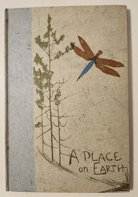 Винтажная иллюстрированная книга стихов A Place on Earth от Gwen Frostic в твердом переплете 1960-е - Изображение 1 из 4