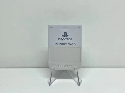 Scheda di memoria originale Sony per Playstation 1 / PS1, grigia ⚡PRONTA AL FLASH⚡ - Immagine 1 di 2