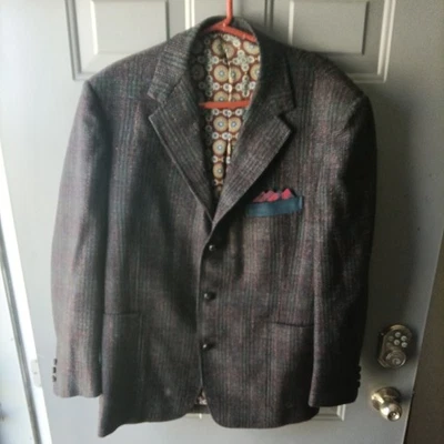 Vintage Bespoke Paul Cicchini Wool Mens Blazer Jacket Holland & Sherry Michigan  - Image 1 of 4