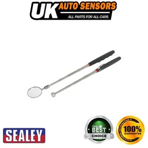 Sealey Siegen Telescopic Magnetic Pick-Up Tool & Inspection Mirror Set 2pc S0940 - Picture 1 of 4