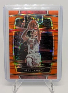 2021-22 Panini Select Alex Caruso Concourse Neon Orange Pulsar Prizm FOTL /15 #9 - Picture 1 of 2