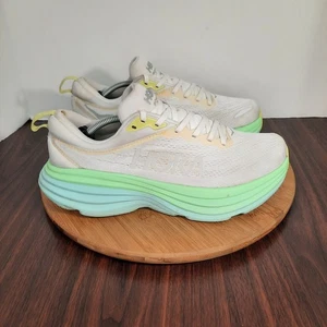 Scarpe da corsa Hoka One One Bondi 8 donna 9 Blanc De Blanc Sunlit Ocean - Foto 1 di 12