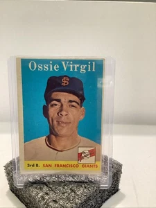 1958 Topps Ozzie Virgil Ossie Virgil #107 Sehr guter Zustand - Bild 1 von 12