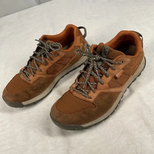 Oboz Bozeman Low Mens 9.5 Brown Suede Hiking Trekking Lace Up Shoes Gorpcore - Picture 1 of 8