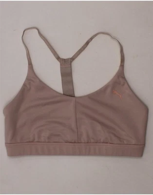 PUMA Womens Sport Bra Top UK 8 Small Pink Polyester S331 - Image 1 of 3