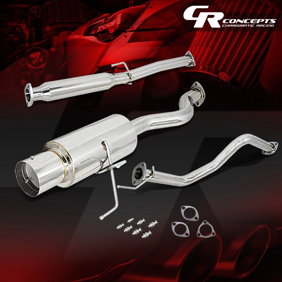 SISTEMA DE ESCAPE 4.5" PUNTA SILENCIADOR CATBACK RACE PARA 94-01 ACURA INTEGRA GSR TYPE-R Foto 1 de 1