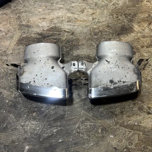 12-18 Mercedes W218 CLS 550 Rear Left Right Exhaust Muffler Tip Tailpipe Pair OE - Picture 1 of 11