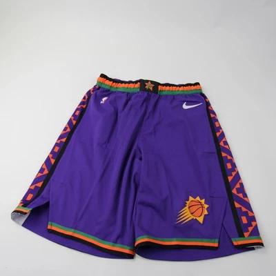 Pantalones Cortos Phoenix Suns Nike NBA Authentics Dri-Fit Juego Para Hombre Púrpura/Naranja Nuevos Foto 1 de 3