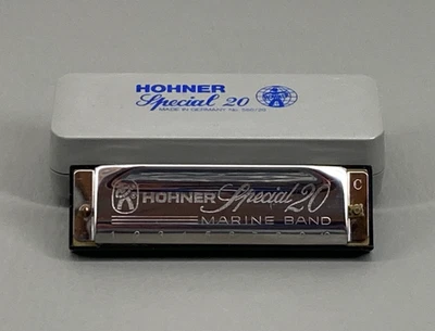 Hohner Special 20 Marine Band Key of C Harmonica Made in Germany - Image 1 of 4
