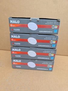 3PK Halo 6 in.Color Selectable Construction/Remodel Canless Recessed LED Kit OB - Picture 1 of 7