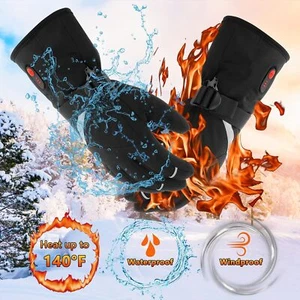 Beheizte Handschuhe Mit Elektrischer Wiederaufladbarer Batterie Für Sport Winter - Bild 1 von 8