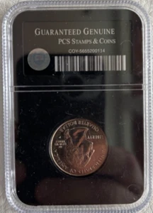 2001 S Clad Proof Rhode Island State Quarter - PCS COY-5655200114 - Picture 1 of 2