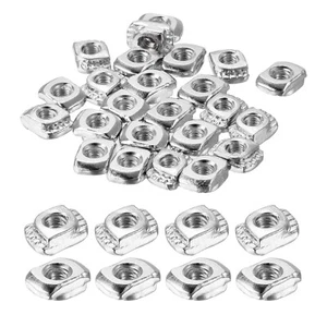 24Pcs M3 T Nuts Sliding T Slot Nut Carbon Steel Nickel Plated 1515 Series - Picture 1 of 7