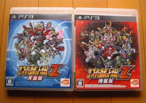 Lot 2 Super Robot Wars Z Tengoku Hen & Jigoku Hen PS3 Sony PlayStation 3 Japan - Picture 1 of 3