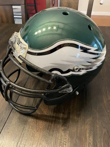 Philadelphia Eagles Full Size  Replica Schutt Football Helmet Display Only Cover