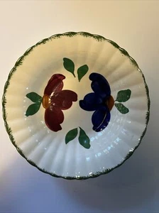 Blue Ridge Southern Potteries 9 1/4” Round Serving Bowl Painted Daisy Excellent! - Picture 1 of 8