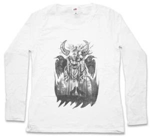 ODHIN VIII DAMEN LANGARM T-SHIRT Valhalla Norse Vikings Odhin Odin Norse God - Picture 1 of 1