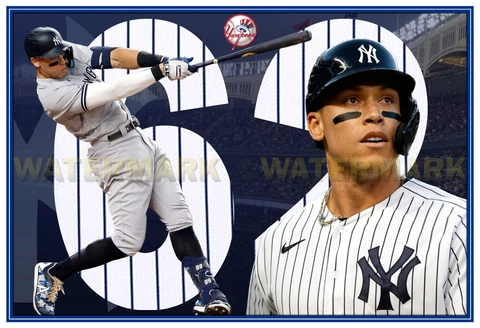AN HISTORIC SEASON FOR AARON JUDGE 19”x13” COMMEMORATIVE POSTER Cover