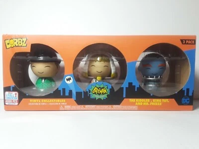 Serie de TV Batman Dorbz Paquete de 3 Funko Edición Limitada Acertijo Rey Tut Mr. Freeze Foto 1 de 4