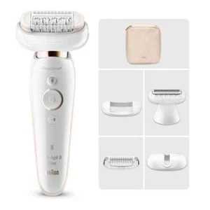 Braun Silk-épil 9 Flex 9-006 Epilierer weiß gold Epilator Andruckkontrolle - Bild 1 von 3