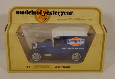 NEW 3.75" Y-5 1927 Talbot Ever Ready Batteries Matchbox Models of Yesteryear - Image 1 of 2