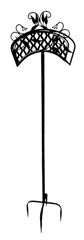 Garden Hose Holder, Iron Metal, Free Standing Stand Holders Hanger Outside - Image 1 of 1