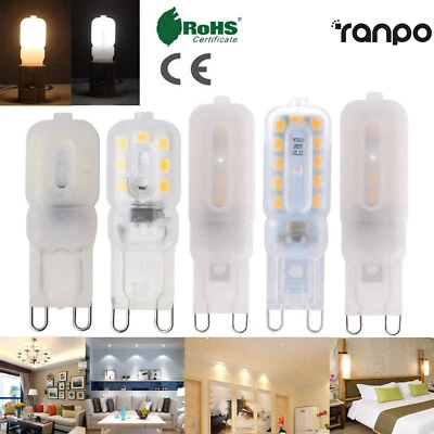Dimmable G9 3W 5W 7W LED Corn Bulb Light PC Shell 2835 SMD White Spotlight Lamp - Image 1 of 4