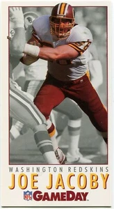 1992 GameDay #481 Joe Jacoby Washington Redskins - Picture 1 of 2