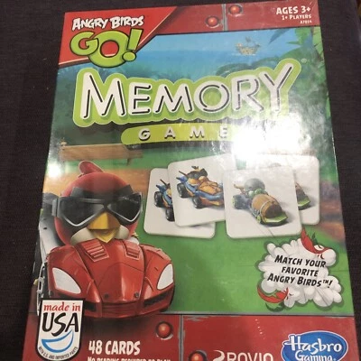 Angry Birds Go Memory Game Cards No Reading Matching Tiles Toddler Kid Toy 2013 - Image 1 of 4
