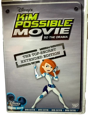 😍Kim Possible Movie So The Drama DVD Free Popcorn Low Price Extended Edition - Image 1 of 4