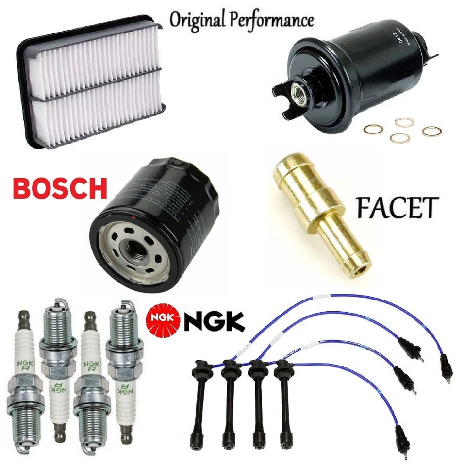 Kit de ajuste filtros de combustível óleo de ar velas de ignição para Toyota 4Runner L4; 2.7L 96-00 - Imagem 1 de 1