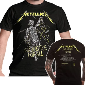 Metallica And Justice For All Tracks T Shirt Official Metal Tee New S To XXL - Picture 1 of 11
