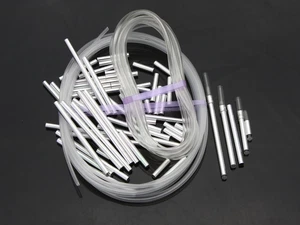 Tubos de aluminio de 1/8 pulgadas materiales para atar moscas + tubo de revestimiento + tubo de unión - 60 piezas  - Imagen 1 de 9