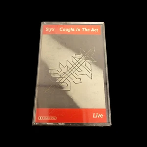 Styx - Caught In The Act A&M Records Soft Rock Audio Music Live Cassette Tape - Picture 1 of 4