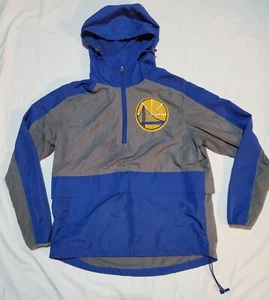 NBA Golden State Warriors blau/grau 1/3 Zip Windbreaker Herren Gr. M - Bild 1 von 10