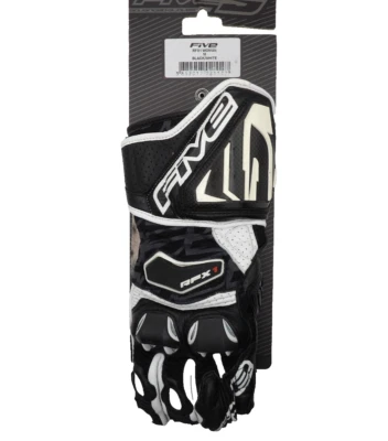 Five5 Motorcycle Gloves RFX1 Woman Black White Size Medium / 9 womens - Image 1 of 4