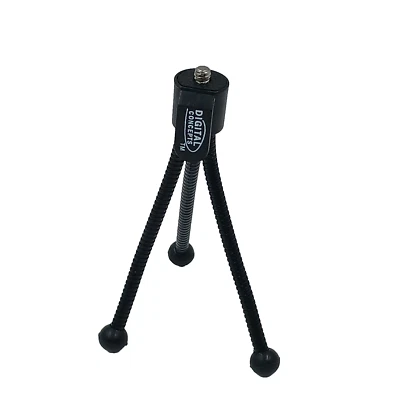 Mini trípode para cámara Digital Concepts flexible ajustable con clip de bolsillo NOS Foto 1 de 4