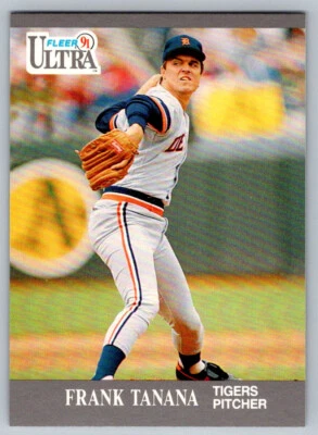 1991 Ultra Fleer # 128 - Frank Tanana - Detroit Tigers - Image 1 of 2