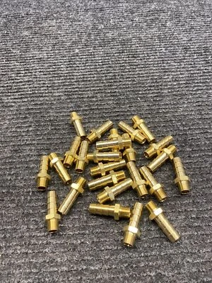 Lot of 25 Parker Type 125HBL-6-2 Brass Hose Barb 3/8" To 1/8" MNPT - Image 1 of 4