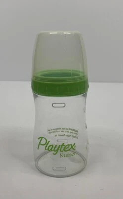 BIBERÓN VINTAGE PLAYTEX DROP IN NURSER 4 OZ. Verde SIN PEZÓN Foto 1 de 4