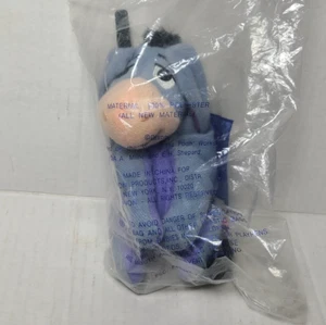 2 Vintage Avon Eeyore Handyhalter Neu Versiegelt Plüsch 2001 1 Versiegelt 1 Geöffnet - Bild 1 von 6
