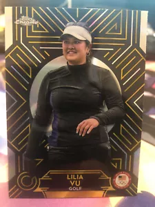 2024 Topps Chrome US Olympic Lilia Vu Athlete Nouveau CASE HIT AN-1 - Picture 1 of 2