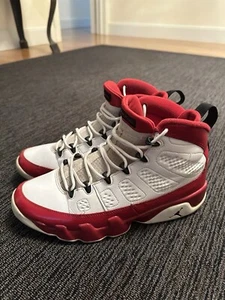 Size 10 - Air Jordan 9 Retro Gym Red White Black Leather (302370-160) Nike - Picture 1 of 23