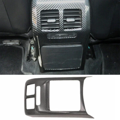 Marco de ventilación de salida de aire trasero de fibra de carbono decoración 1 pieza para Volkswagen Golf MK6 10-13 Foto 1 de 4