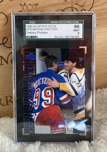 Wayne Gretzky 1999-00 Upper Deck Profiles Jagr SGC 9 Mint HOF - Bild 1 von 2