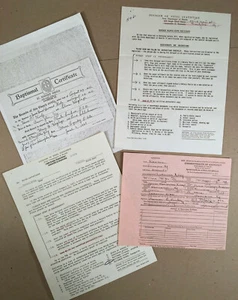 1960 TV/Radio Host/Announcer DURWARD KIRBY 1911 Birth Certificate Documents - Picture 1 of 2