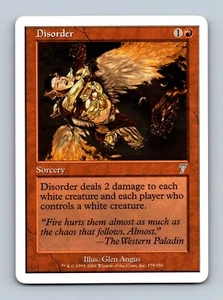Magic The Gathering MTG - Disorder - 7th Edition, Seventh 1997 - Picture 1 of 2